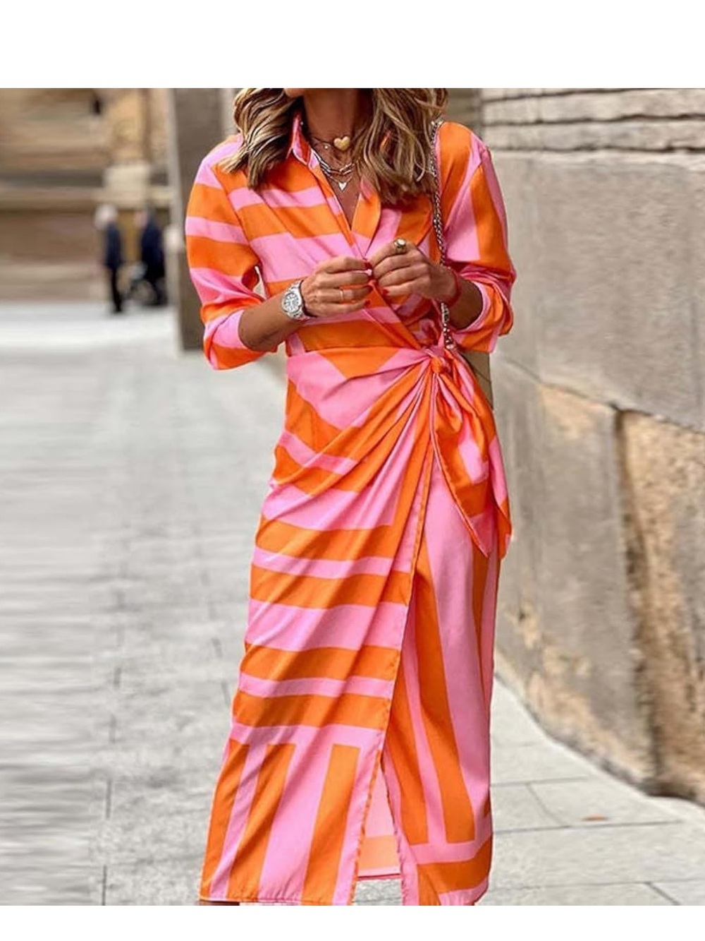 NWOT Amazon Wrap Dress
